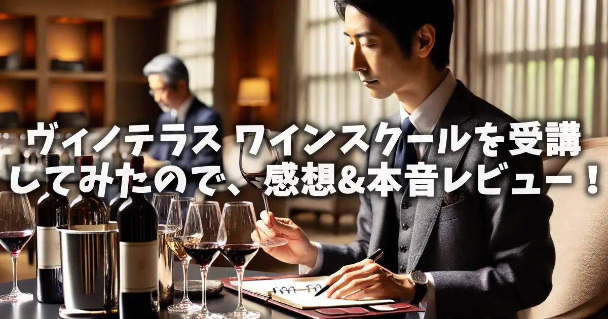 ヴィノテラス ワインスクールを受講してみたので、感想&本音レビュー！