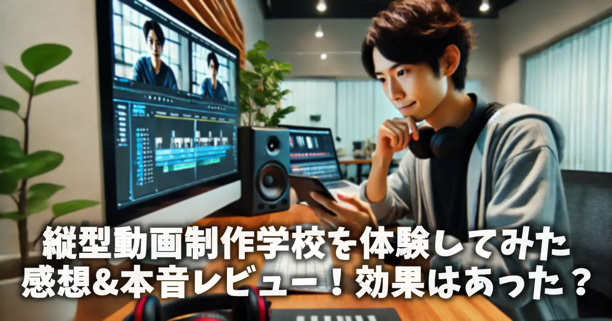 縦型動画制作学校を体験してみた感想&本音レビュー！効果はあった？