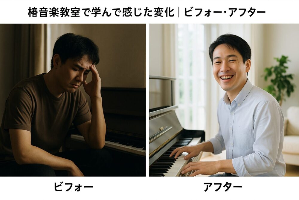 椿音楽教室で学んで感じた変化｜ビフォー・アフター
