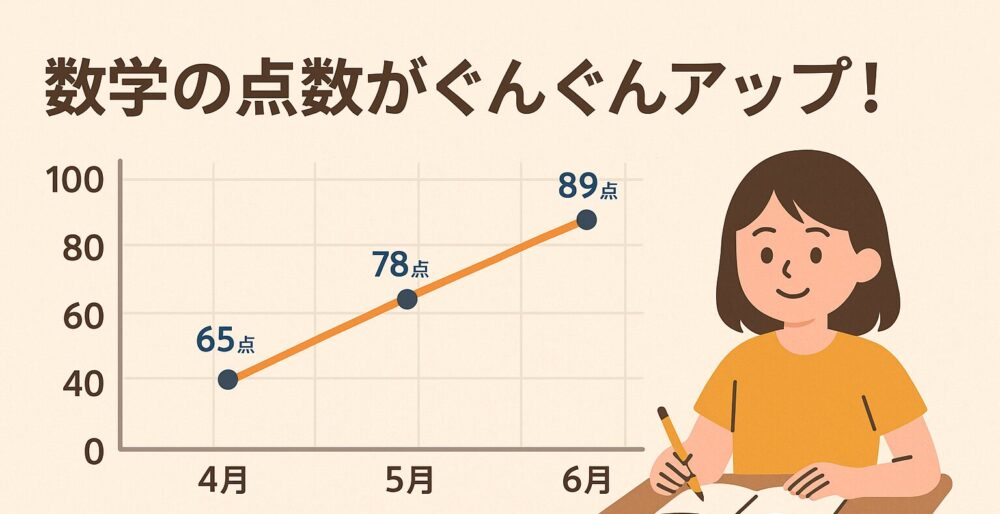 代々木進学会で数学の点数がぐんぐんアップ!3か月の成長記録