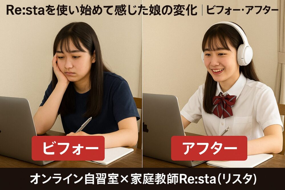 Restaを使い始めて感じた娘の変化｜ビフォー・アフター