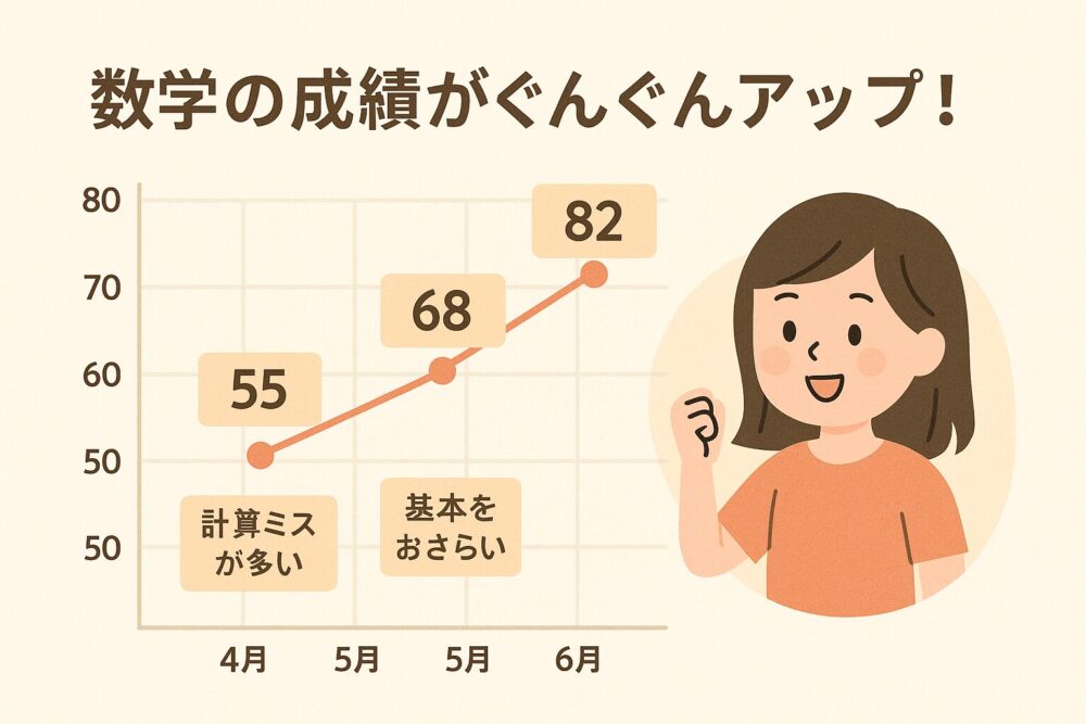 atama+で数学の成績がぐんぐんアップ！3か月の成長記録