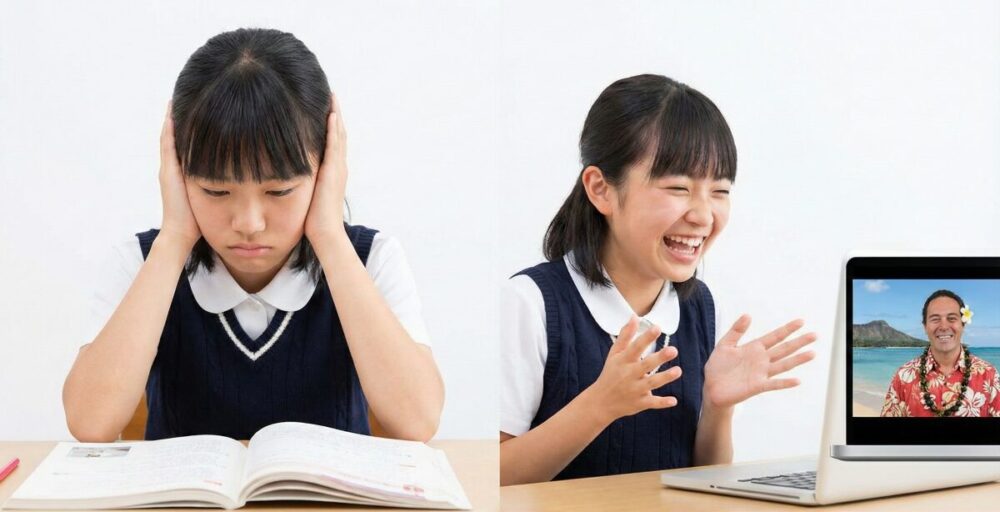 【ビフォー・アフター】英語嫌いの娘がこう変わった！体験レビュー