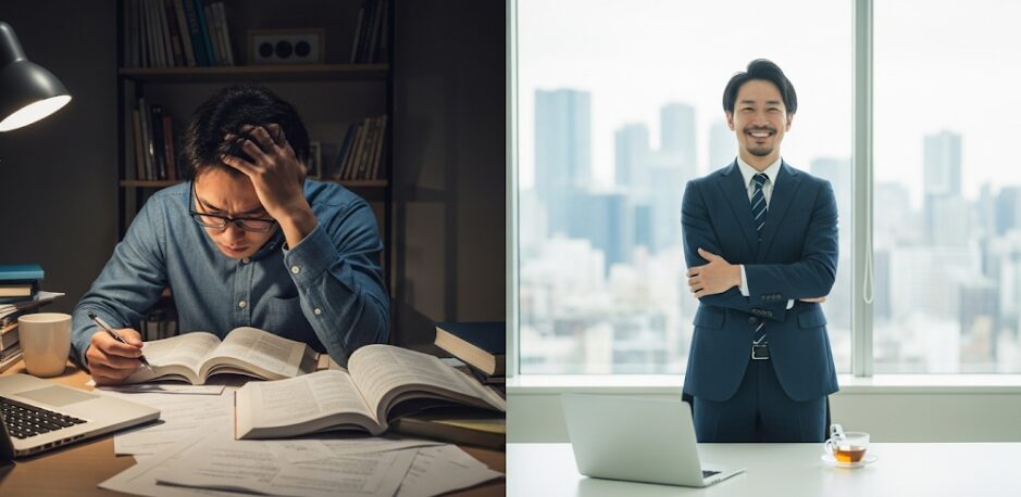 英語学習のトライズの学習前後のビフォーアフター