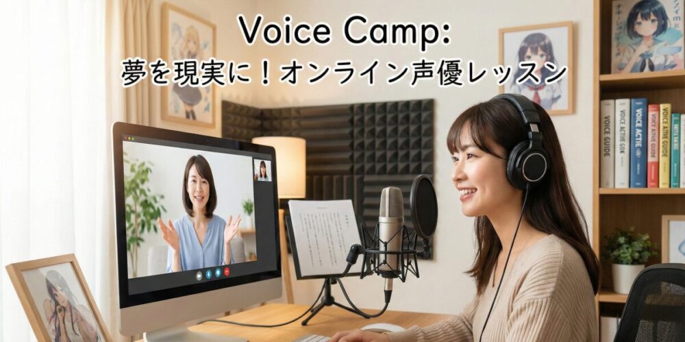 Voice Campの口コミ・評判から料金まで体験レビューで徹底解説！声優になりたい夢を現実に…