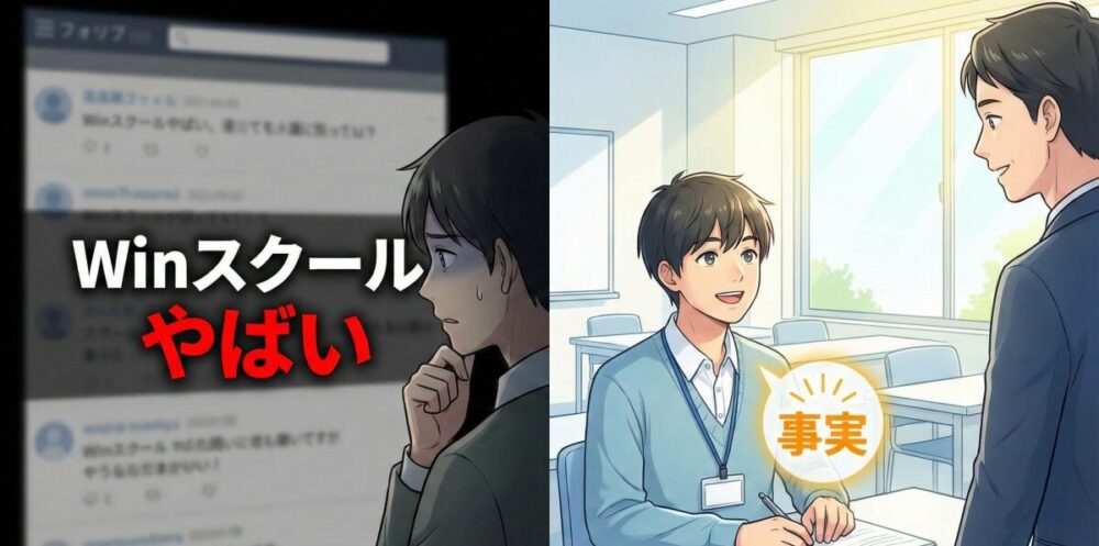 ネットで囁かれるWinスクールやばいという噂の背景と実際の評判