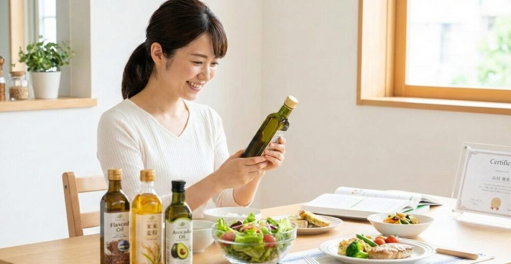 食用オイル資格取得講座で家族の健康を守る！オリーブオイルソムリエの口コミ・評判を徹底レビュー