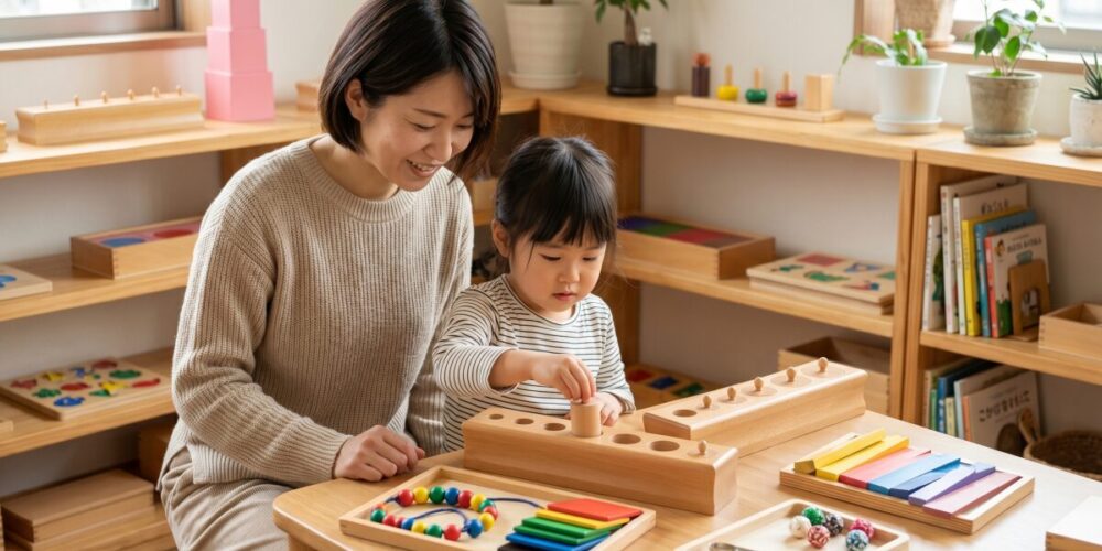 モンテッソーリ教育の教材の選び方は？娘との体験レビューとおすすめ一覧