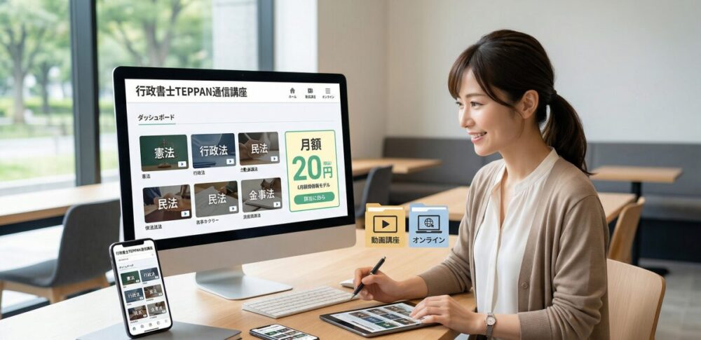 行政書士TEPPAN通信講座が注目される独自の特徴
